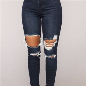 Fashion nova high waisted jeans